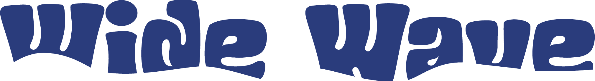 Wide Wave logo typographique